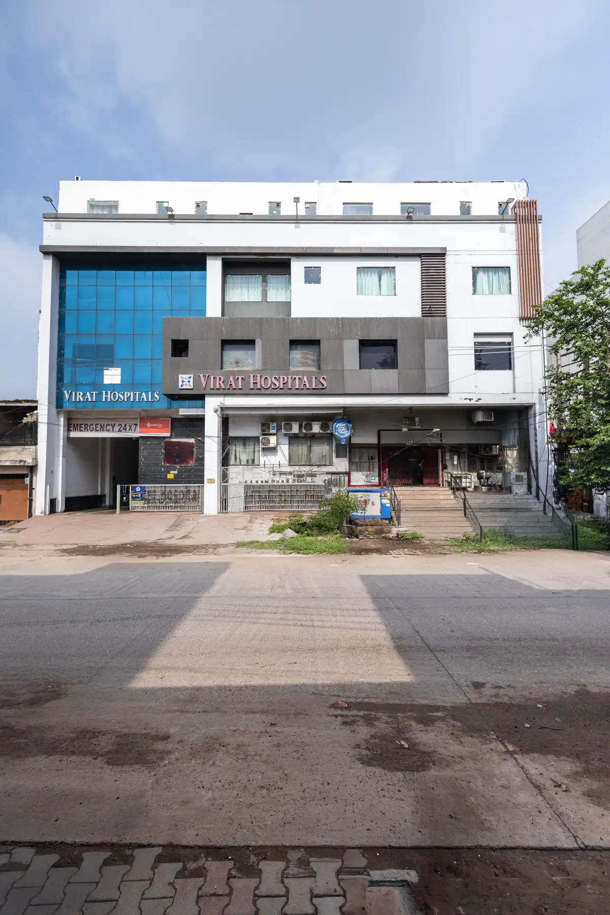 Virat Hospitals exterior building in Rewari